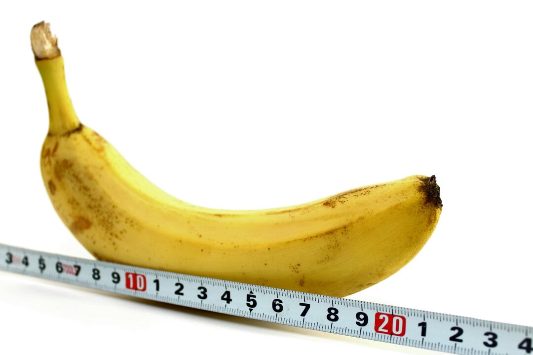 Zakilaren tamaina platano baten adibidean